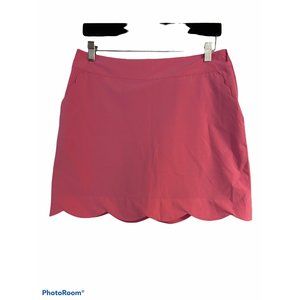 Vineyard Vines Performance | Pink Golf Skort with Scallop Trim Sz 8